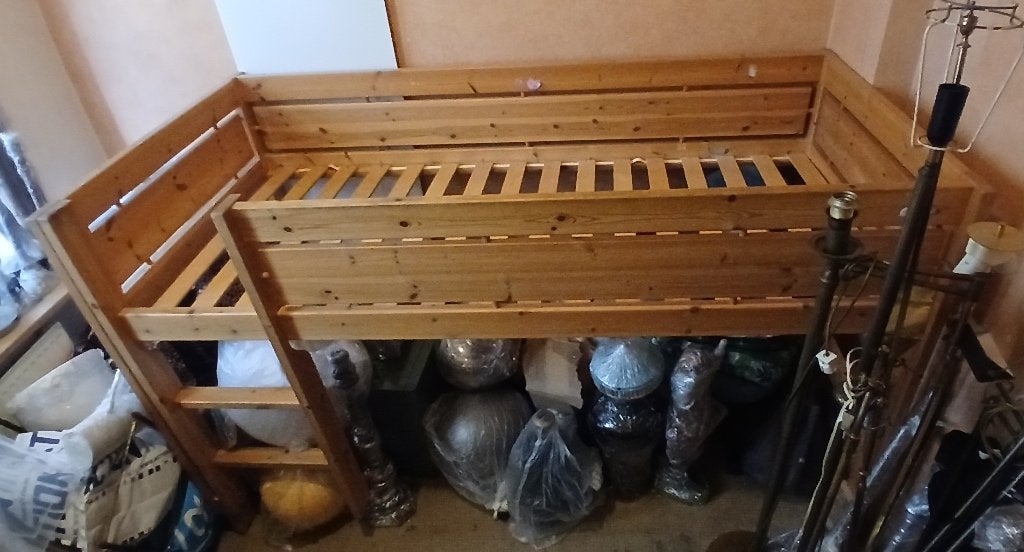 M. Schack Engel - Halfhoogslaper, Ophalen, Hoogslaper, Eenpersoons, Minder dan 160 cm