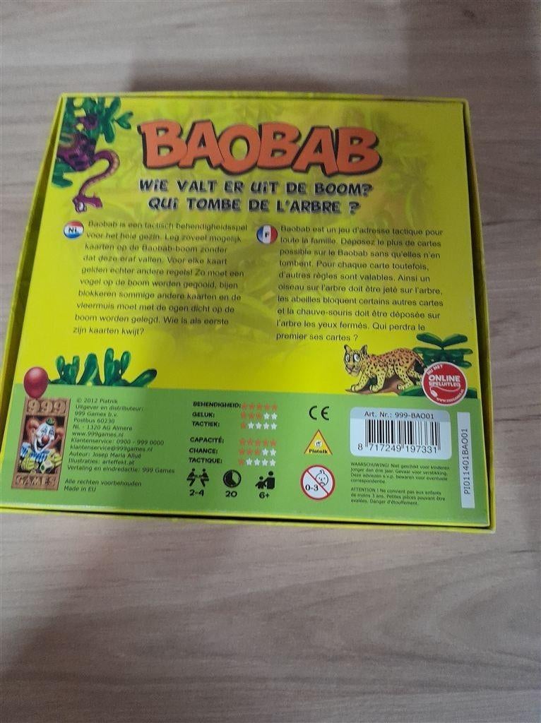 baobab - 999 games - s4343, Verzenden, Zo goed als nieuw