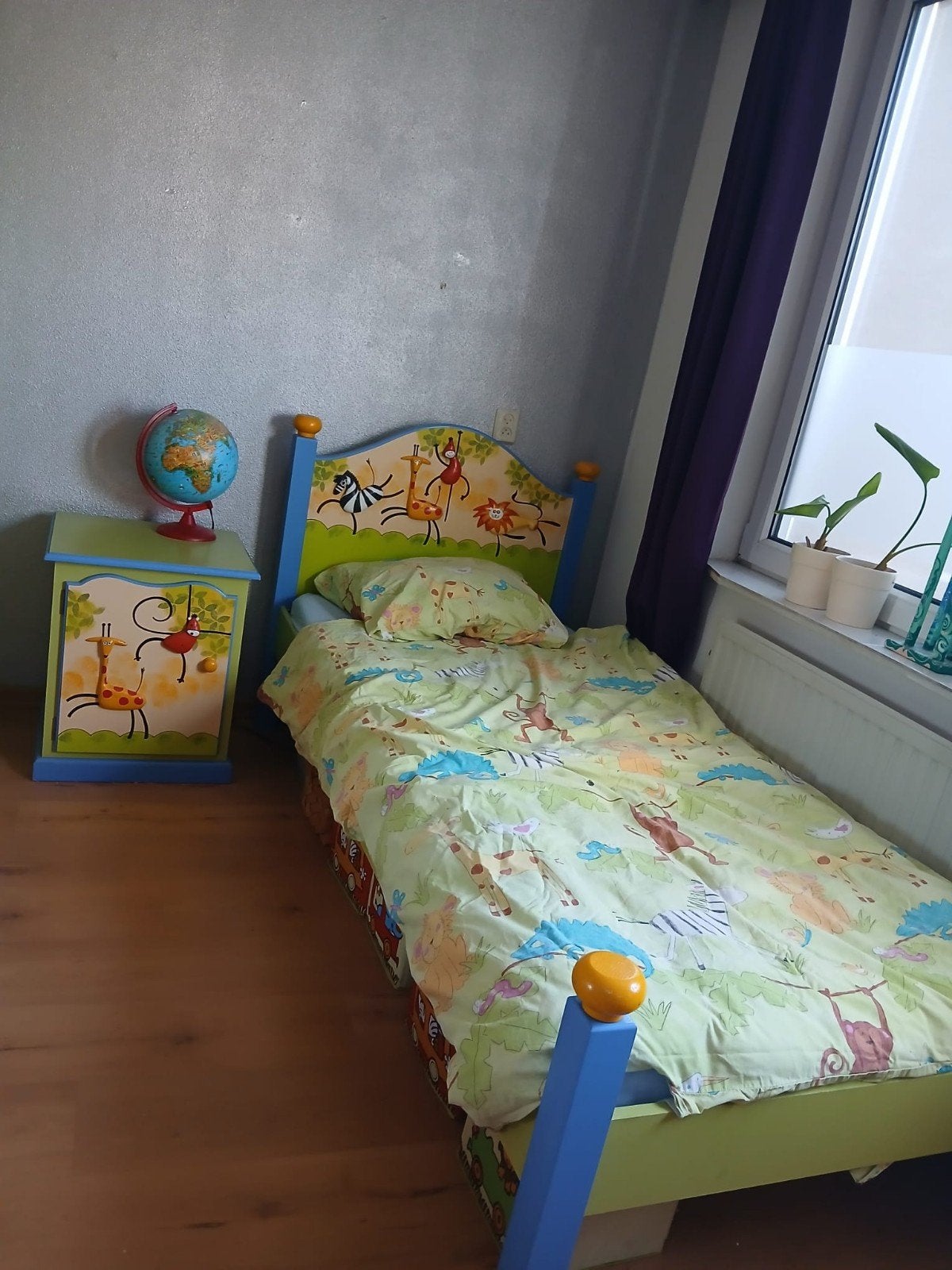 Complete kinderkamer set met jungle thema, Ophalen, Gebruikt, Jongetje of Meisje