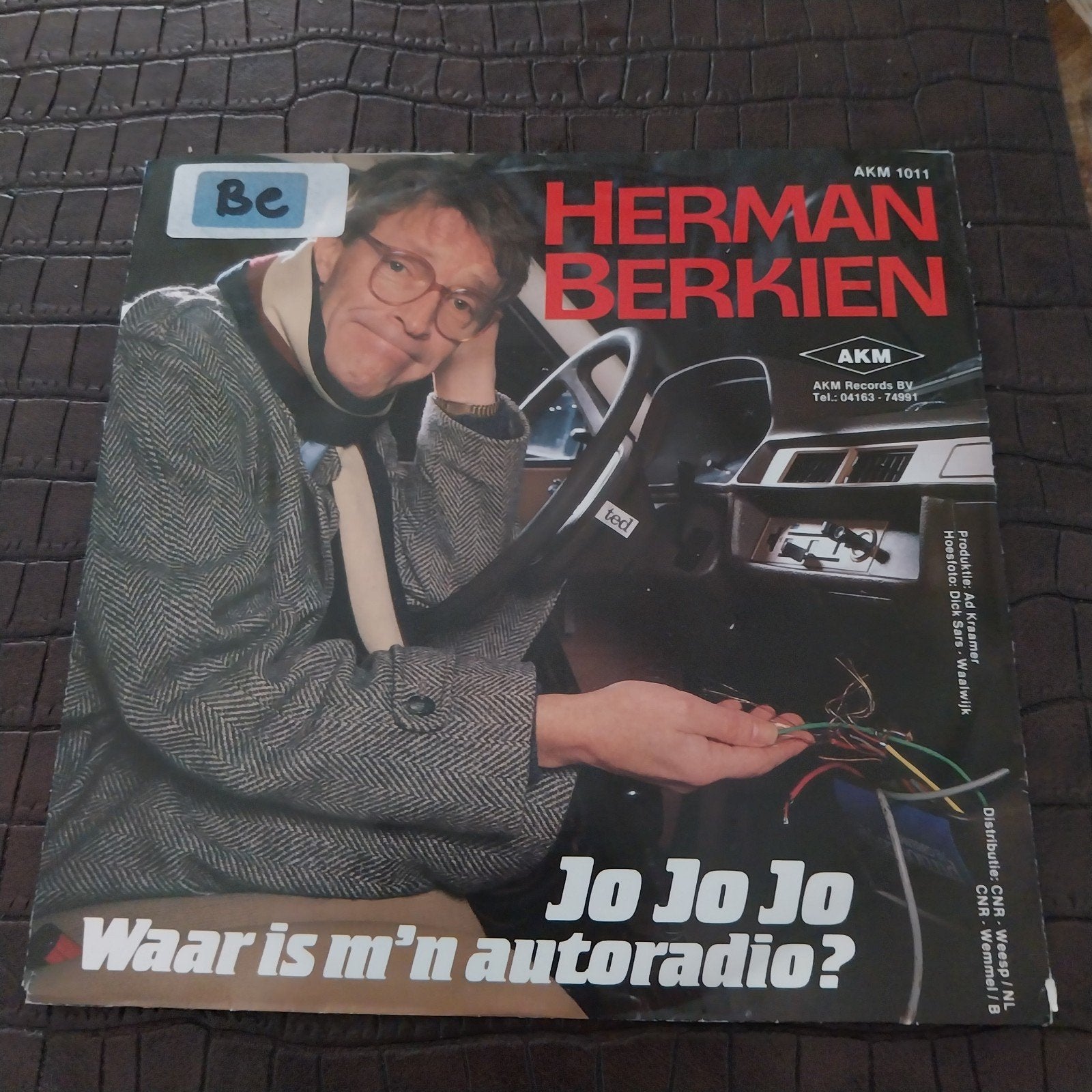 Herman Berkien - Jo Jo Jo Waar Is M'n Autoradio? (Single), Gebruikt, Originele persing, 7 inch, Ophalen of Verzenden