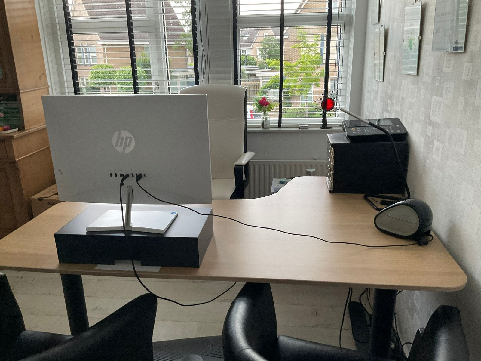 Elektrisch zit/sta bureau IKEA, Huis en Inrichting, Bureaus, Ophalen, Elektrisch, Zo goed als nieuw