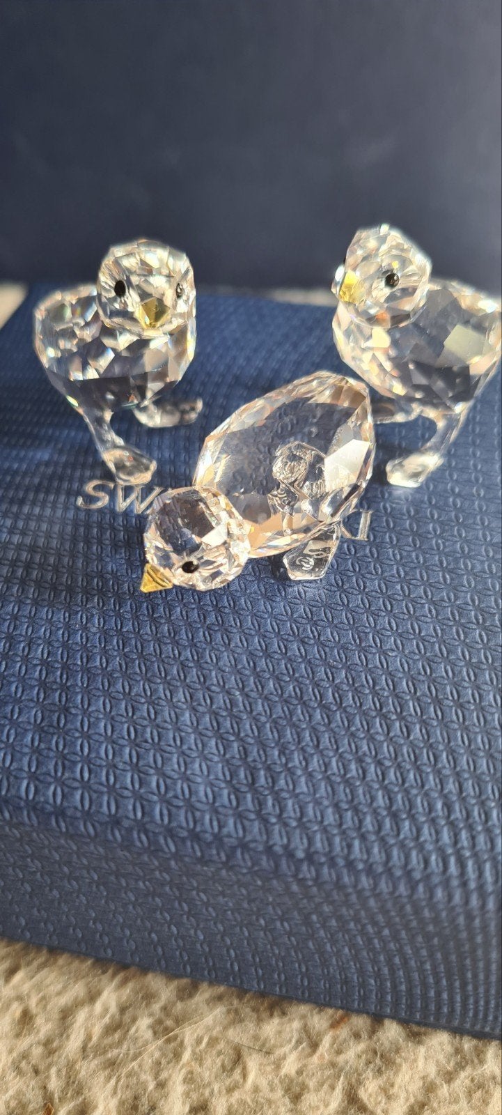 Swarovski kuikens met gele snavel, Ophalen of Verzenden, Zo goed als nieuw, Figuurtje
