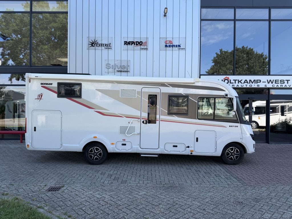 Rapido 8096 DF Zeer compleet uitgevoerd, Caravans en Kamperen, Campers, Fiat, Tot en met 2, Bedrijf, Rapido