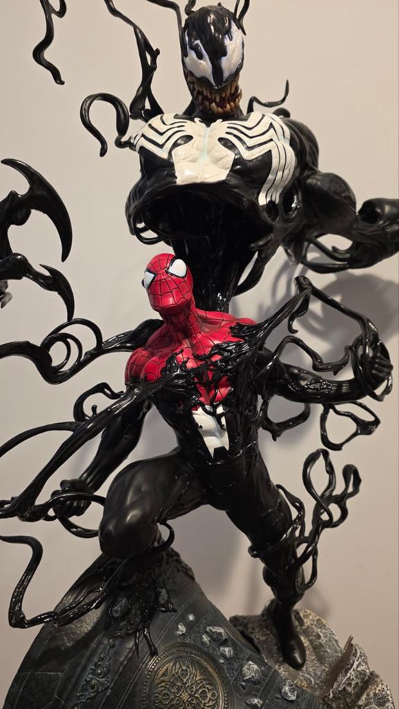 Xm studios symbiote transformation spider-man, Verzamelen, Ophalen, Superheld, Zo goed als nieuw, Beeldje of Figuurtje