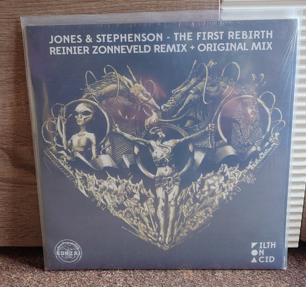 Jones & Stephenson – The First Rebirth (Reinier Zonneveld R), Verzenden, Colored vinyl, Zo goed als nieuw, Techno