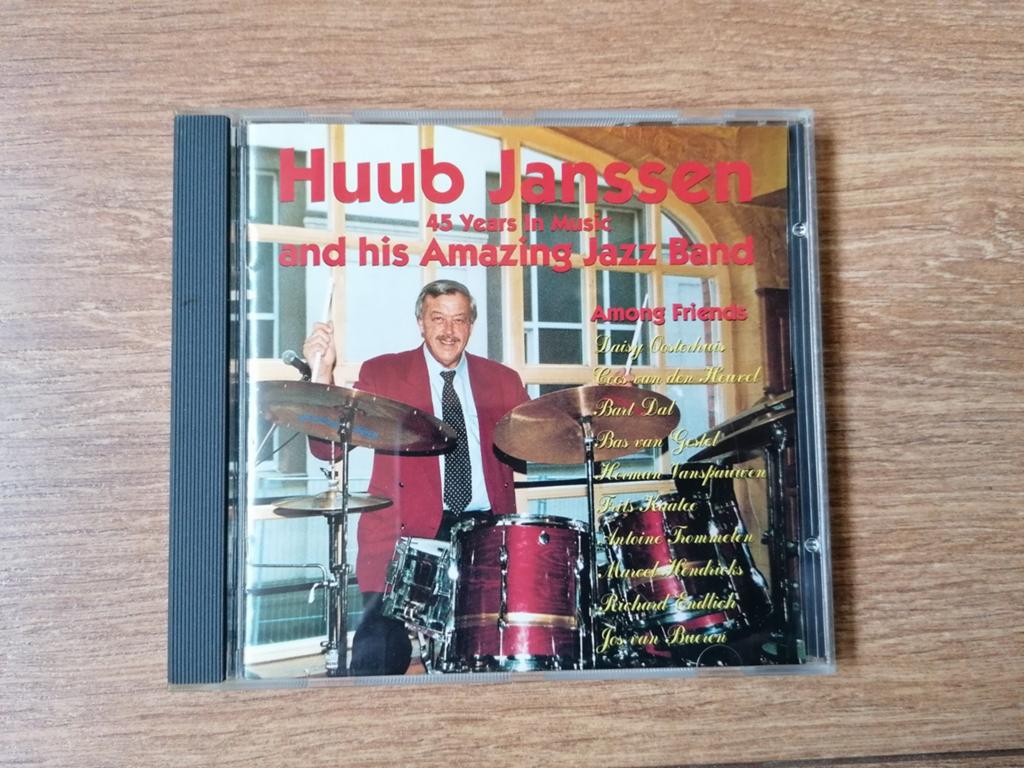 Huub Janssen & his Amazing Jazz Band - Among Friends CD, Ophalen of Verzenden, 1980 tot heden, Gebruikt, Jazz en Blues