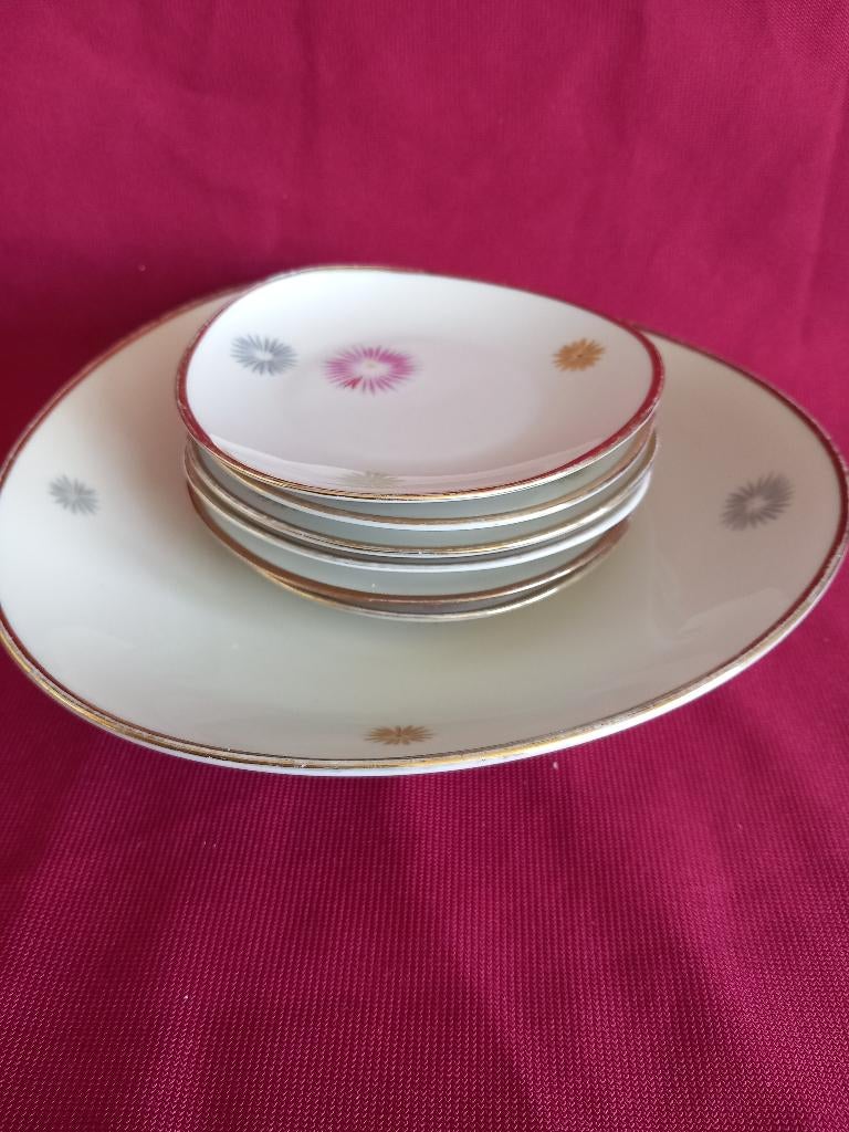 Petit Four bordjes Bavaria, Antiek en Kunst, Antiek | Servies compleet, Ophalen of Verzenden