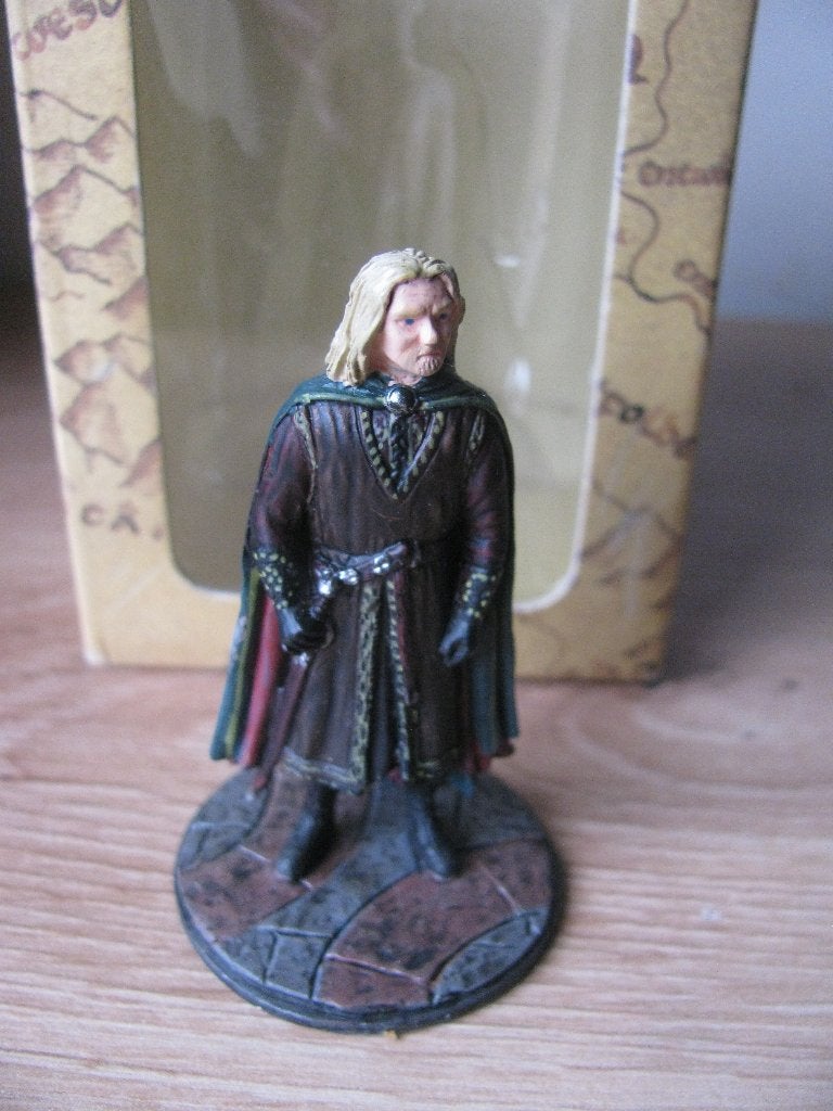 Metalen Lord of The Rings Figuur / Eaglemoss - King Theoden, Verzenden, Gebruikt, Actiefiguurtje