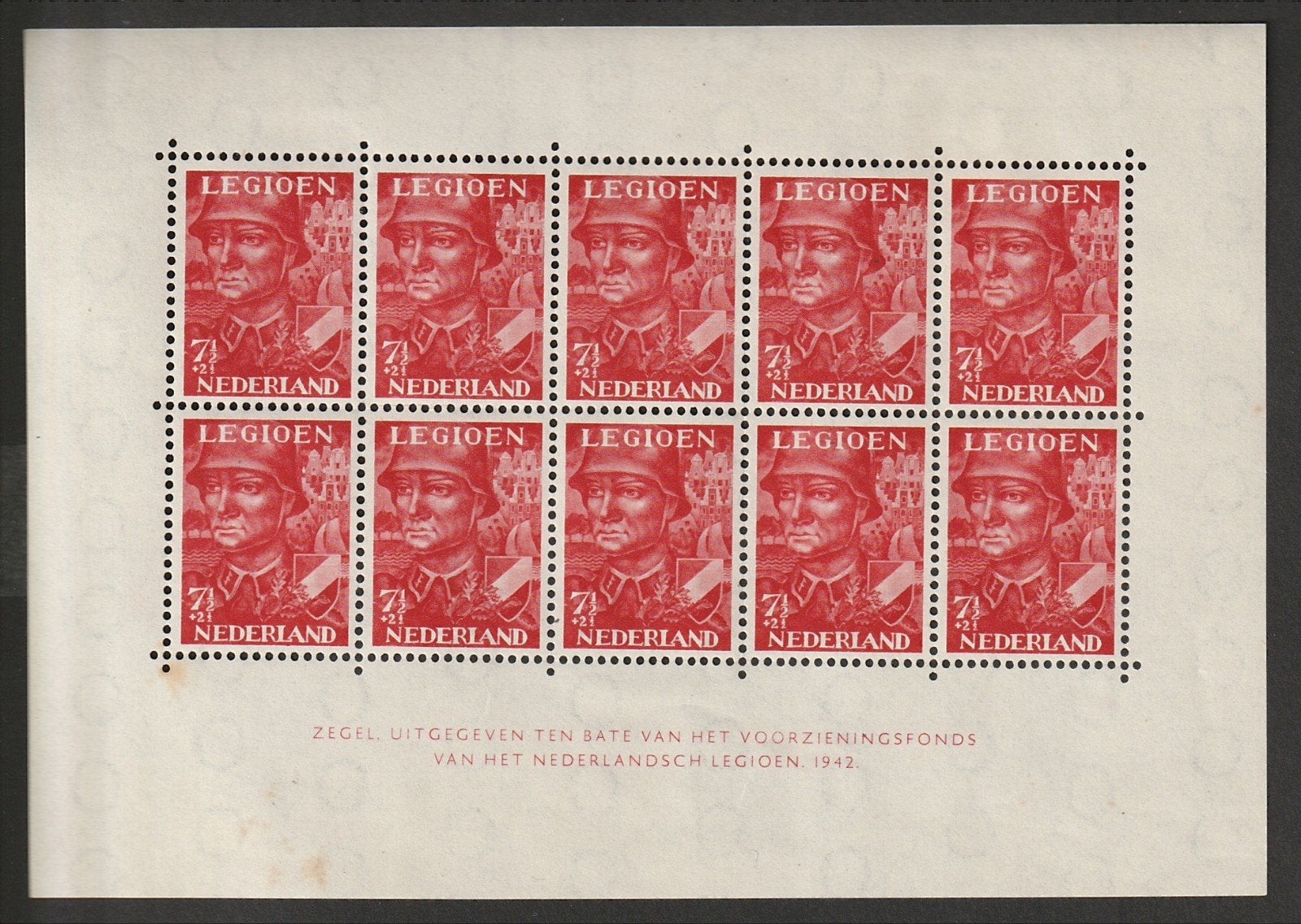 Legioenblok V402, Ophalen of Verzenden, Na 1940, Postfris