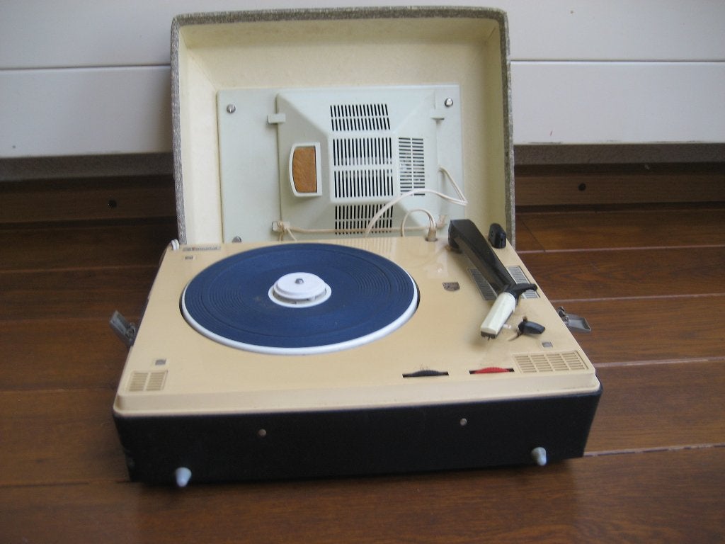 pick up sixties philips koffer model, Ophalen of Verzenden, Gebruikt, Philips