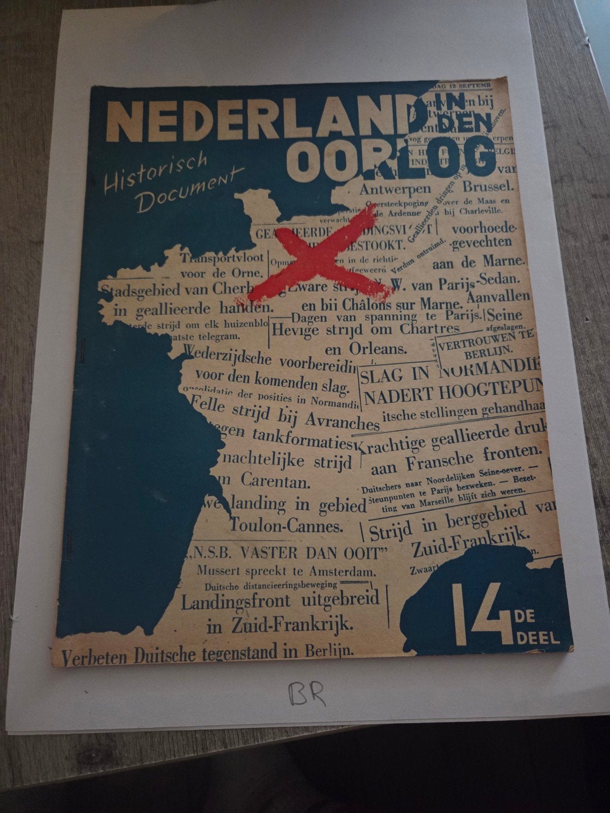 Nederland Oorlog - Historisch Document (14e Deel), Boeken, Ophalen of Verzenden, Algemeen, Gelezen, Tweede Wereldoorlog