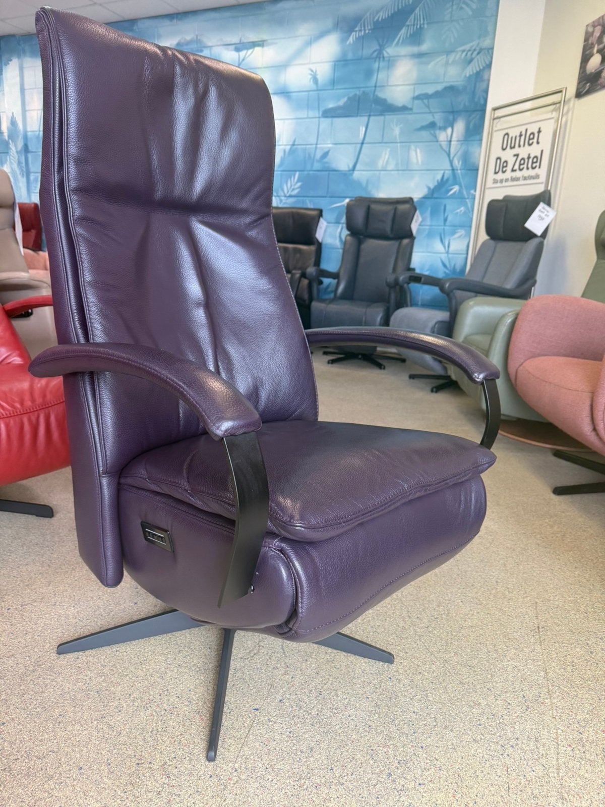 Gealux relax fauteuil relaxstoel gratis bezorging, Ophalen of Verzenden, Zo goed als nieuw, Leer, Ruim 100 Top merken in alle kleuren en maten