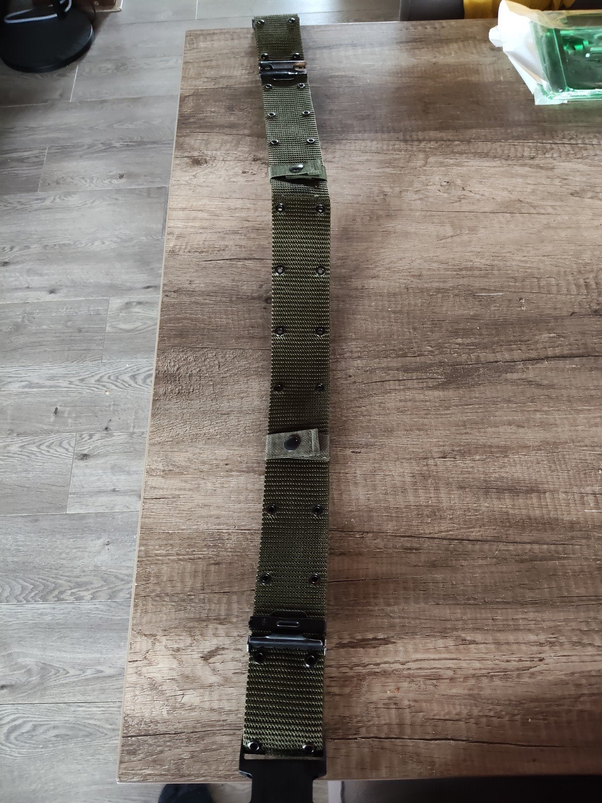 Militair koppelriem groen, Ophalen of Verzenden, Overige soorten, Overige gebieden, Kleding of Schoenen
