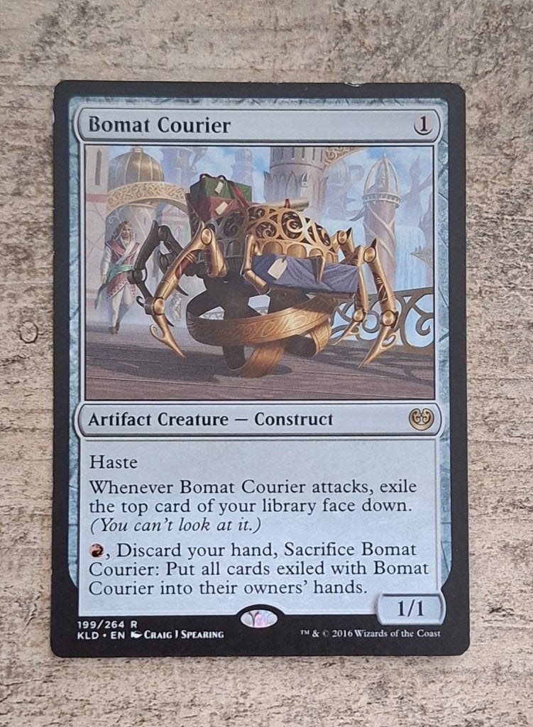 Bomat Courier - Magic the Gathering, Verzenden, Gebruikt, Losse kaart