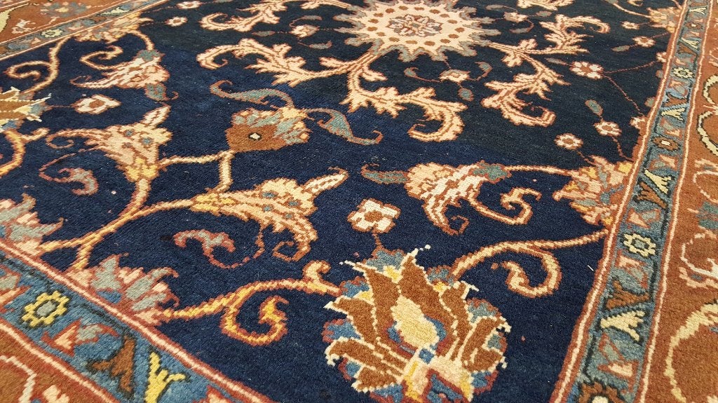 Ziegler Perzische tapijten 248 x 162/kleed/Kelim/45% korting, Blauw, Www.simatapijten.nl, 150 tot 200 cm, 200 cm of meer