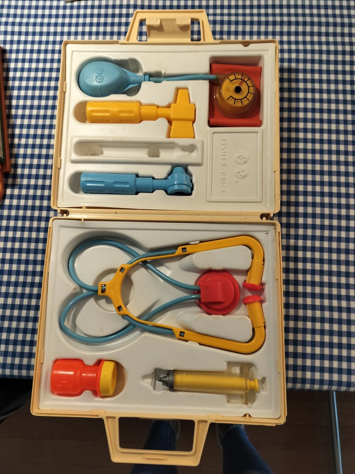 Vintage Fisher-Price Dokterskoffer - Medical Kit, Ophalen of Verzenden, Gebruikt, Speelset