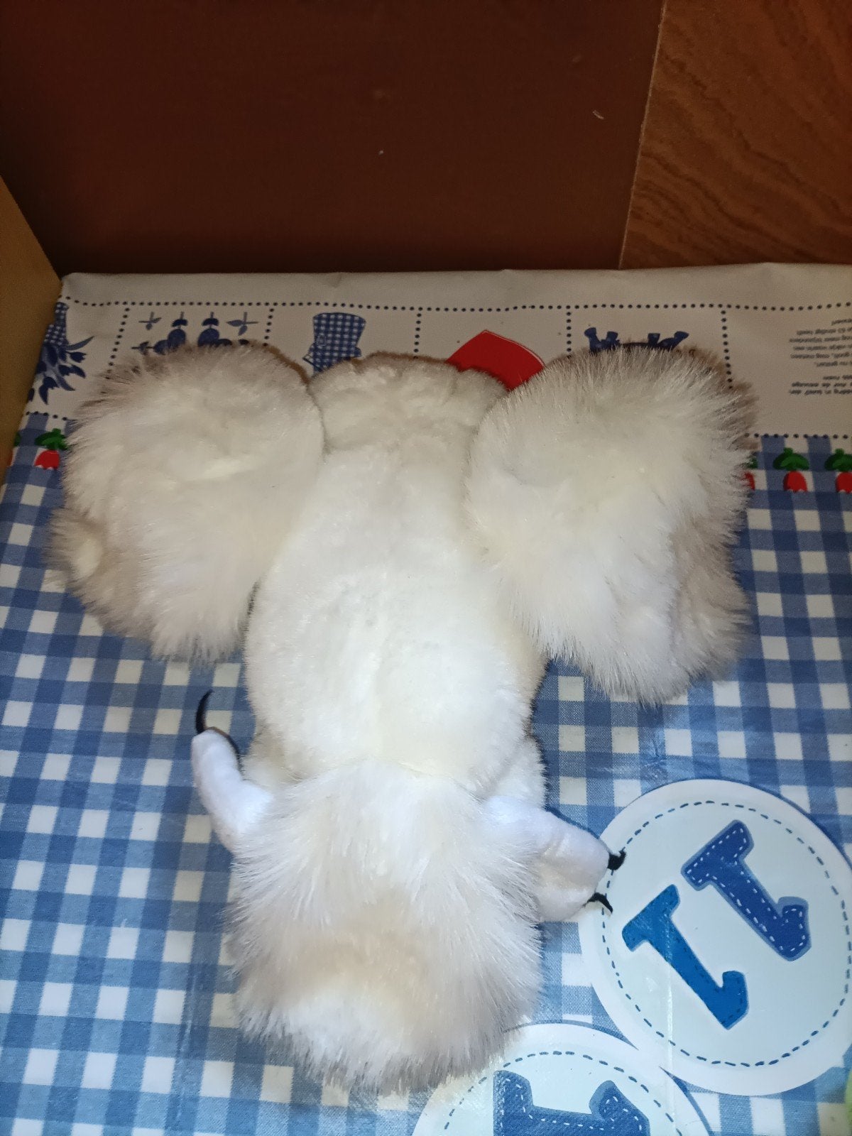Witte uil knuffel 22 cm groot, Ophalen of Verzenden, Zo goed als nieuw, Overige typen