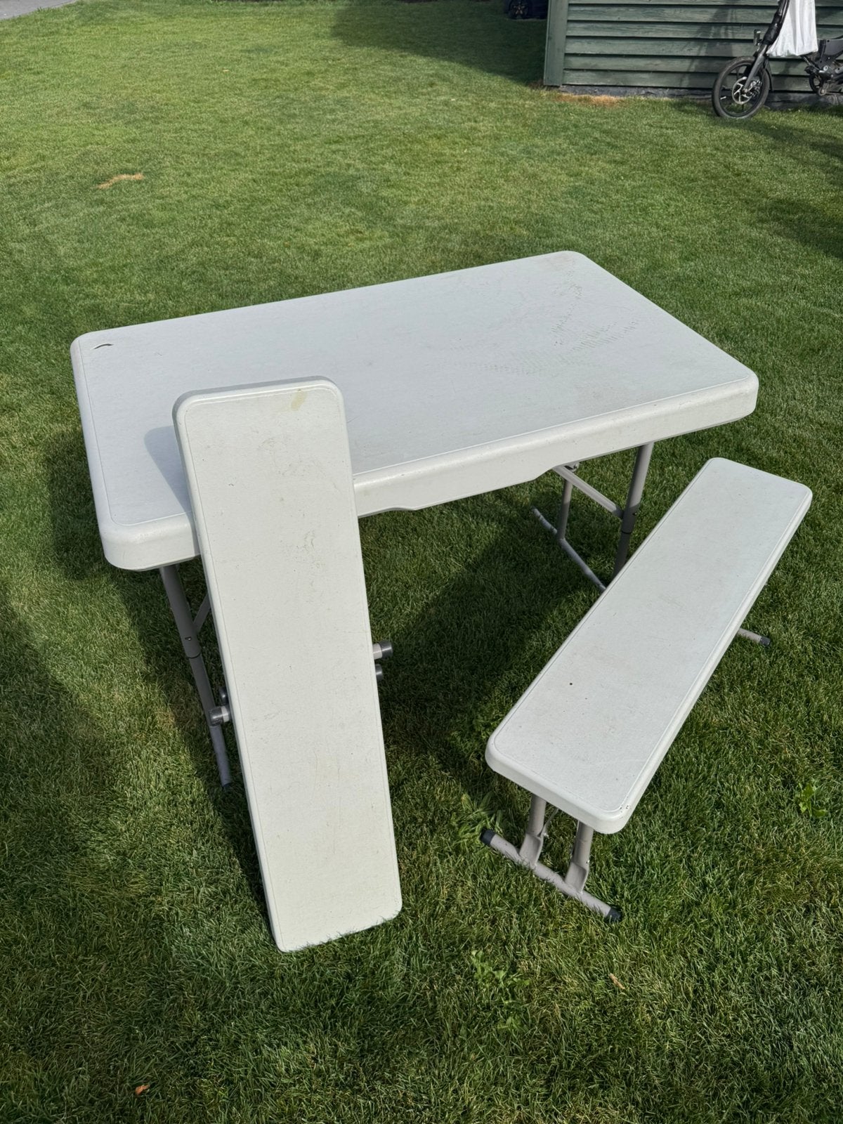 Gebruikte picknicktafel, Ophalen, Overige materialen, Gebruikt, Inklapbaar