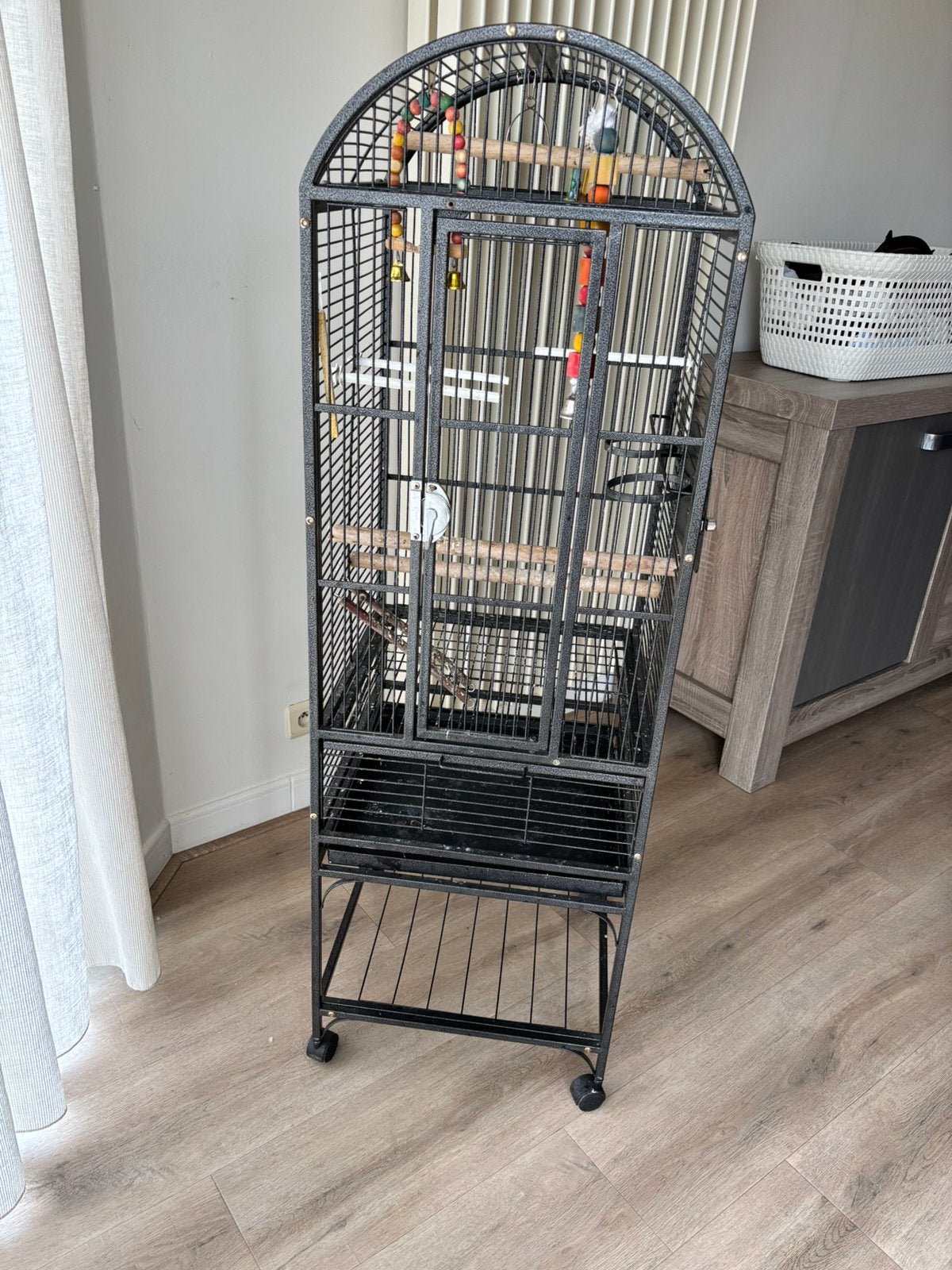 Vogelkooi, Dieren en Toebehoren, Ophalen, Gebruikt, Metaal, Vogelkooi