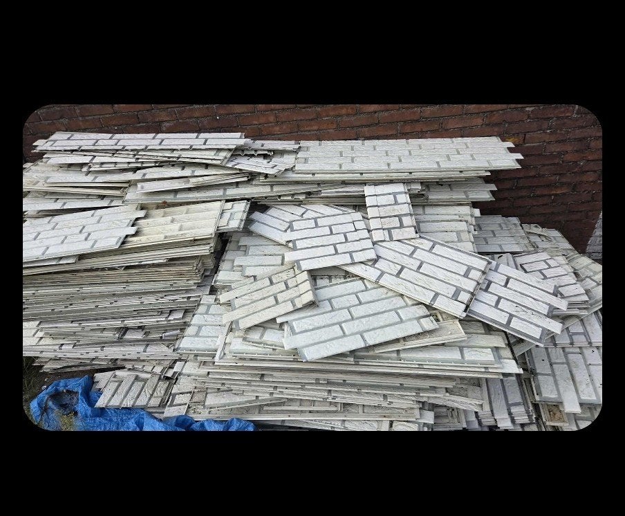 Steenstrips voor woonwagen - ca. 135 m2, Doe-het-zelf en Verbouw, Ophalen, Overige materialen, Gebruikt, Wandtegels