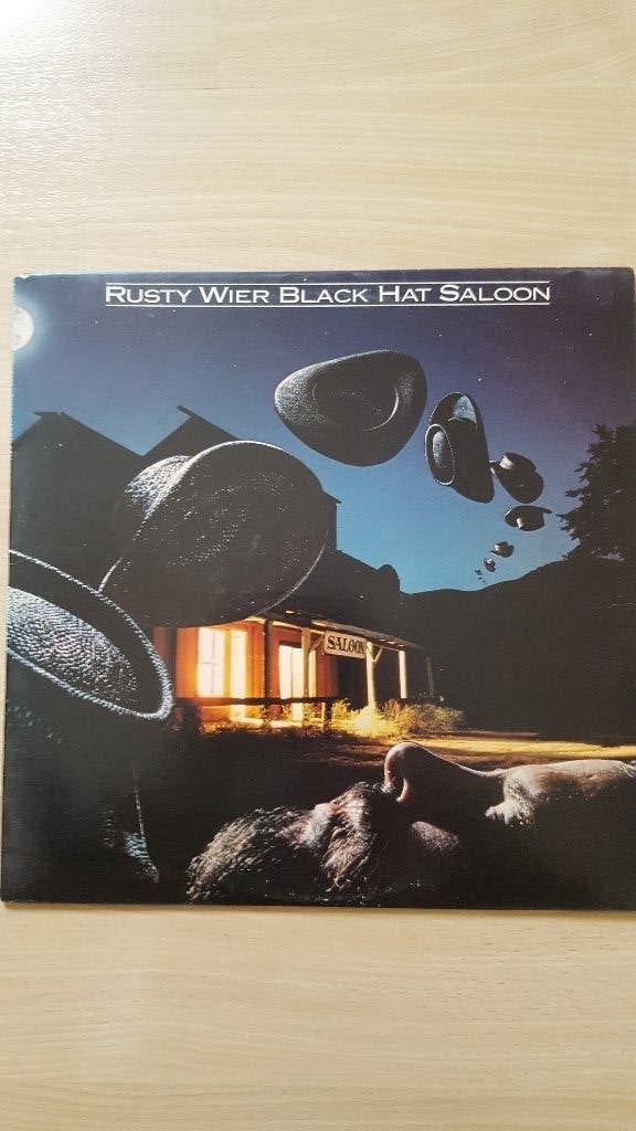Rusty Wier - Black hat saloon LP USA (Texas outlaw), LP, Ophalen of Verzenden, Zo goed als nieuw, 12 inch