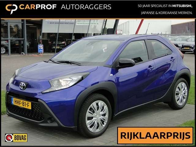 Toyota Aygo X 1.0 VVT-i MT Play | Airco | Carplay draadloos, Auto's, Keurmerk '100% Onderhouden', Gebruikt, Blauw, Origineel Nederlands