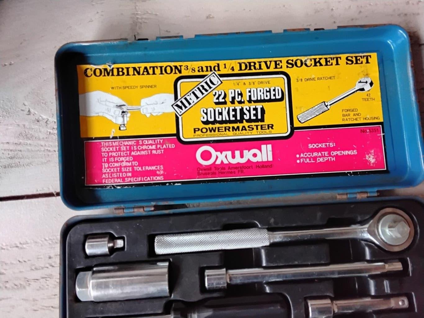 Oxwall Powermaster 32-delige Doppenset - Metrisch, Ophalen of Verzenden, Gebruikt, Gereedschapsset, Overige merken