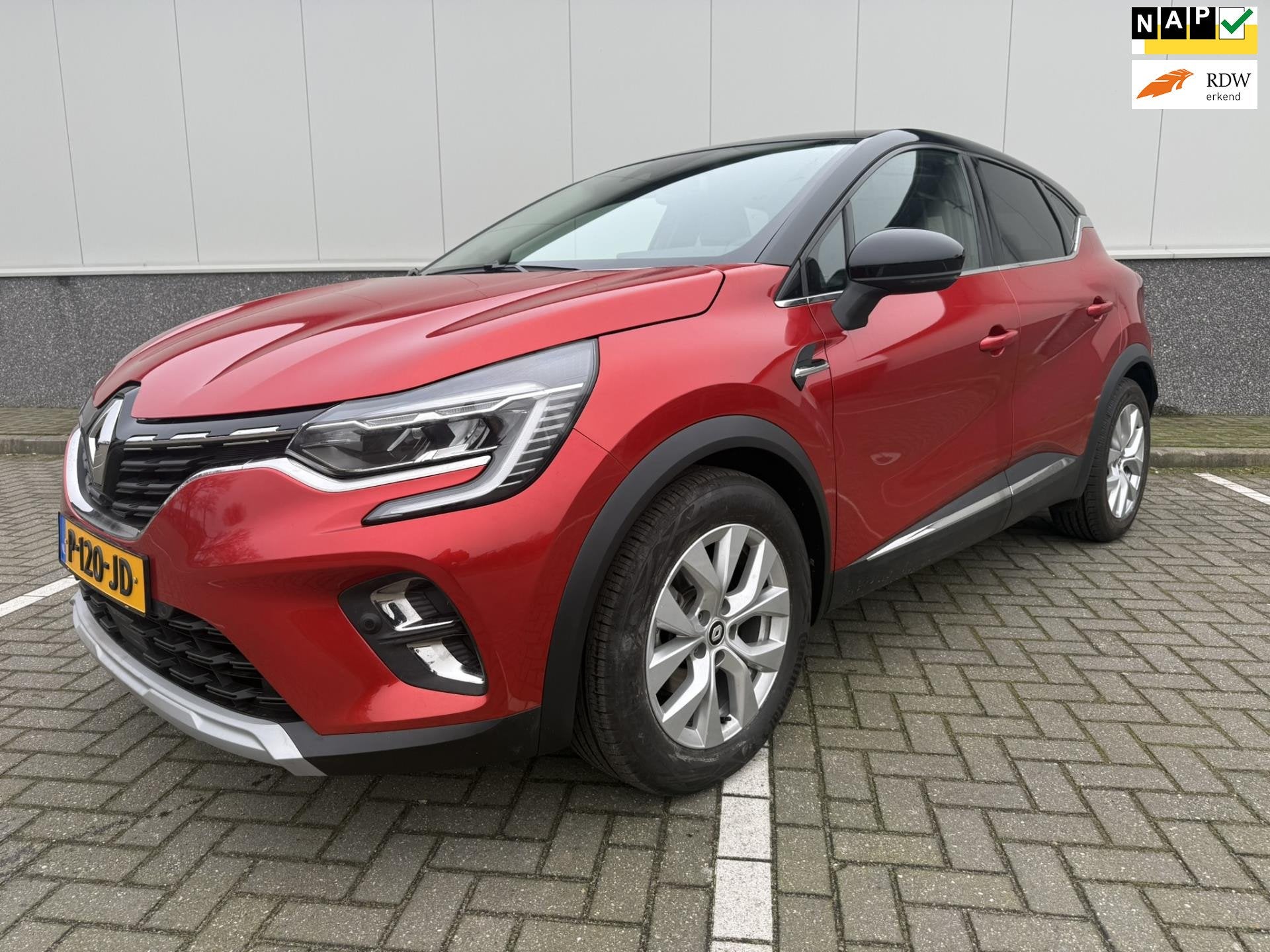 Renault Captur 1.6 E-Tech Hybrid 145 Intens automaat trekhaa, Auto's, Renault, Bedrijf, Te koop, Captur, ABS, Achteruitrijcamera