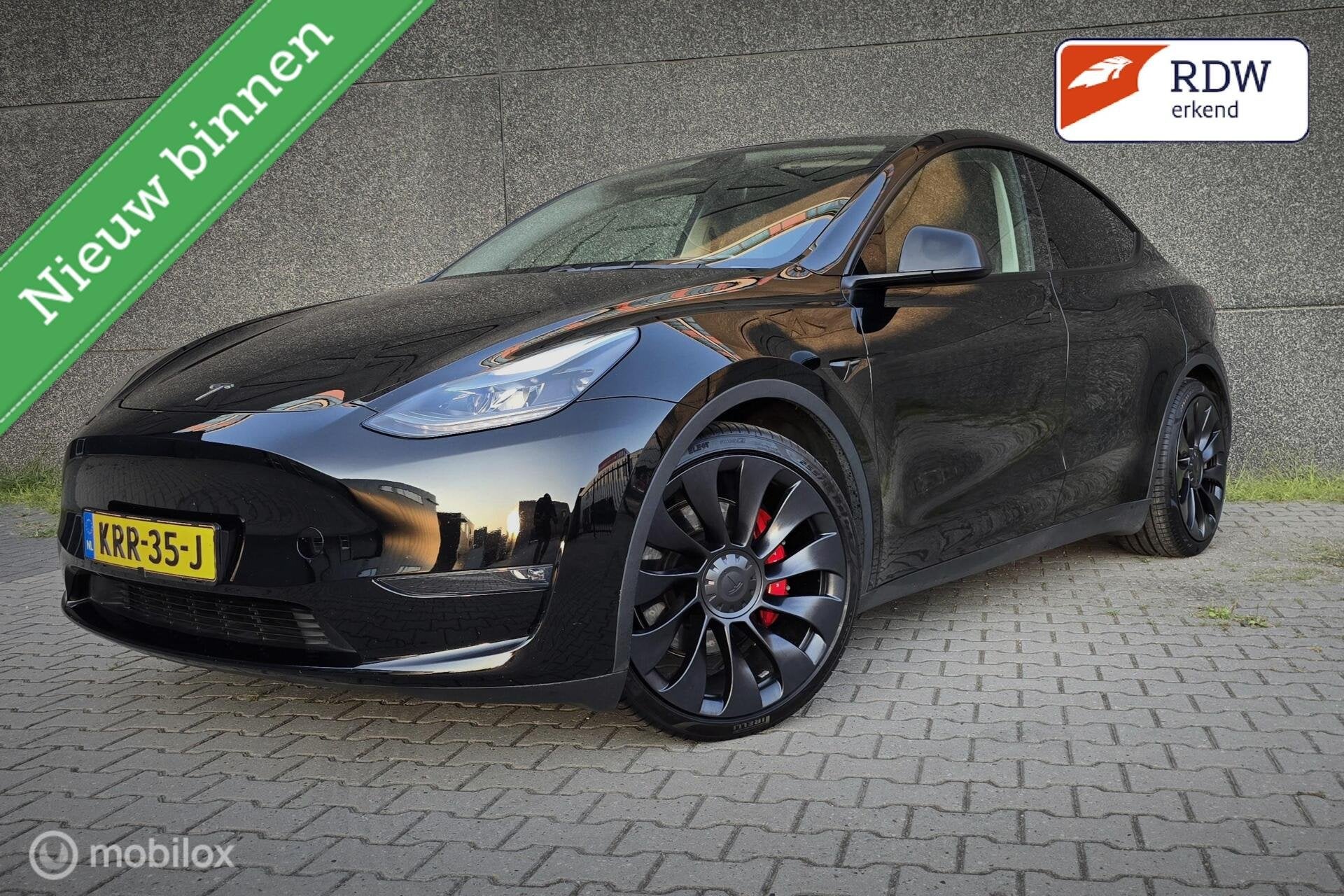 Tesla Model Y Performance AWD 75 kWh Autopilot|Premium audio, Auto's, Automaat, 514 km, Gebruikt, 495 min