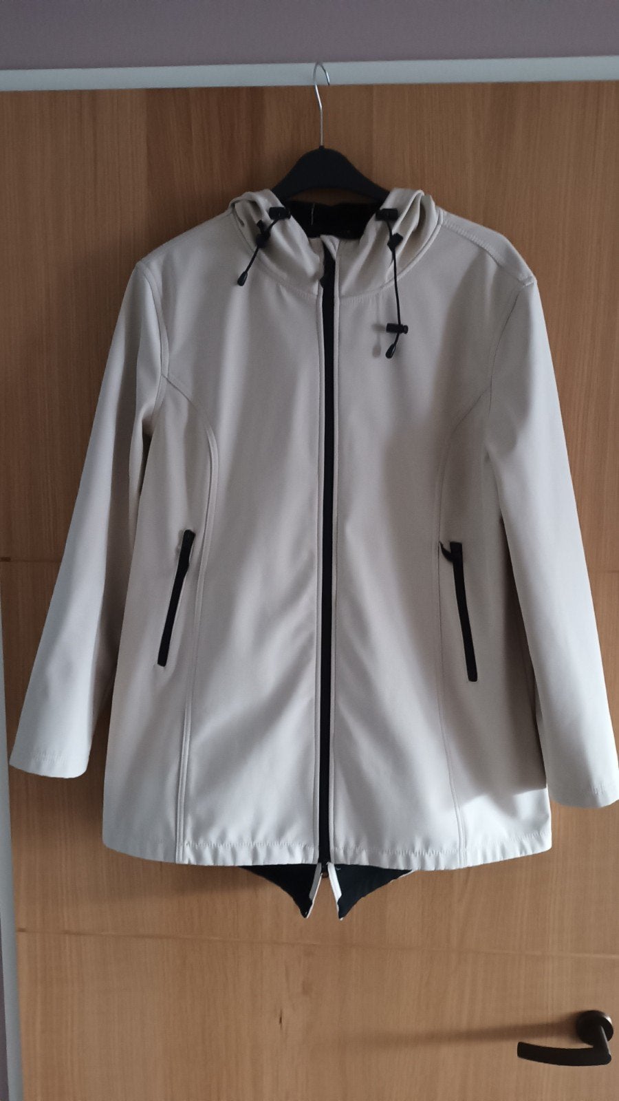 softshell dames jack, Ophalen of Verzenden, Zo goed als nieuw, Maat 46/48 (XL) of groter, Blauw