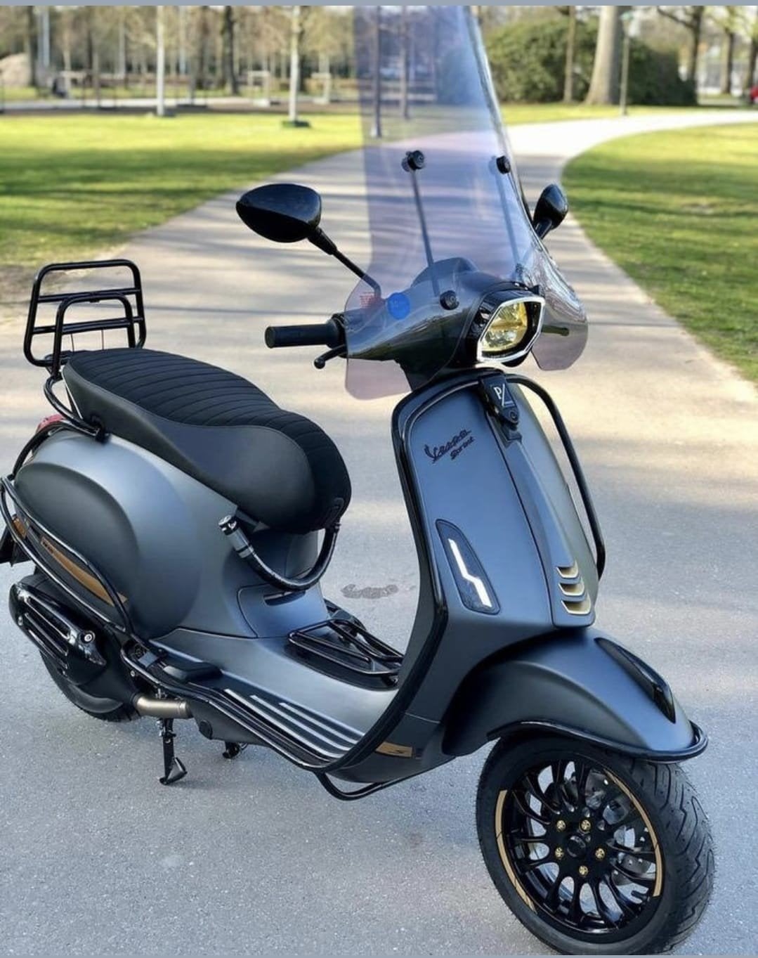 Vespa Sprint Gold Edition, Ophalen, Vespa S, Zo goed als nieuw, Benzine