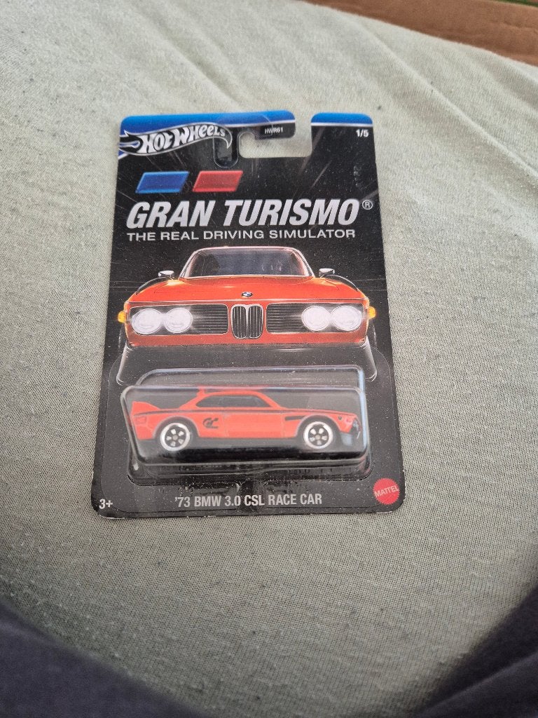 Hot Wheels Gran Turismo oranje '73 BMW 3.0 CSL Race Car, Ophalen of Verzenden, Nieuw, Auto