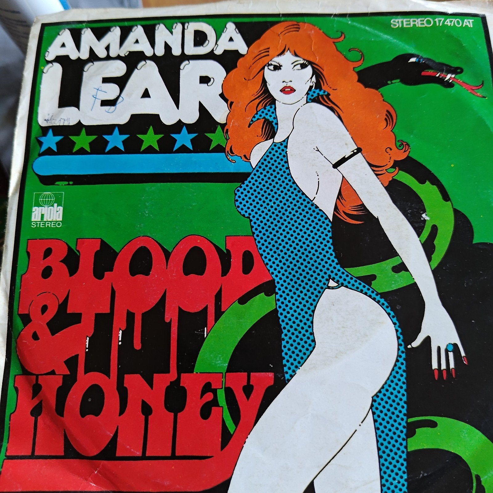 Amanda Lear - Blood & Honey (Single), Cd's en Dvd's, Ophalen of Verzenden, Gebruikt, 7 inch