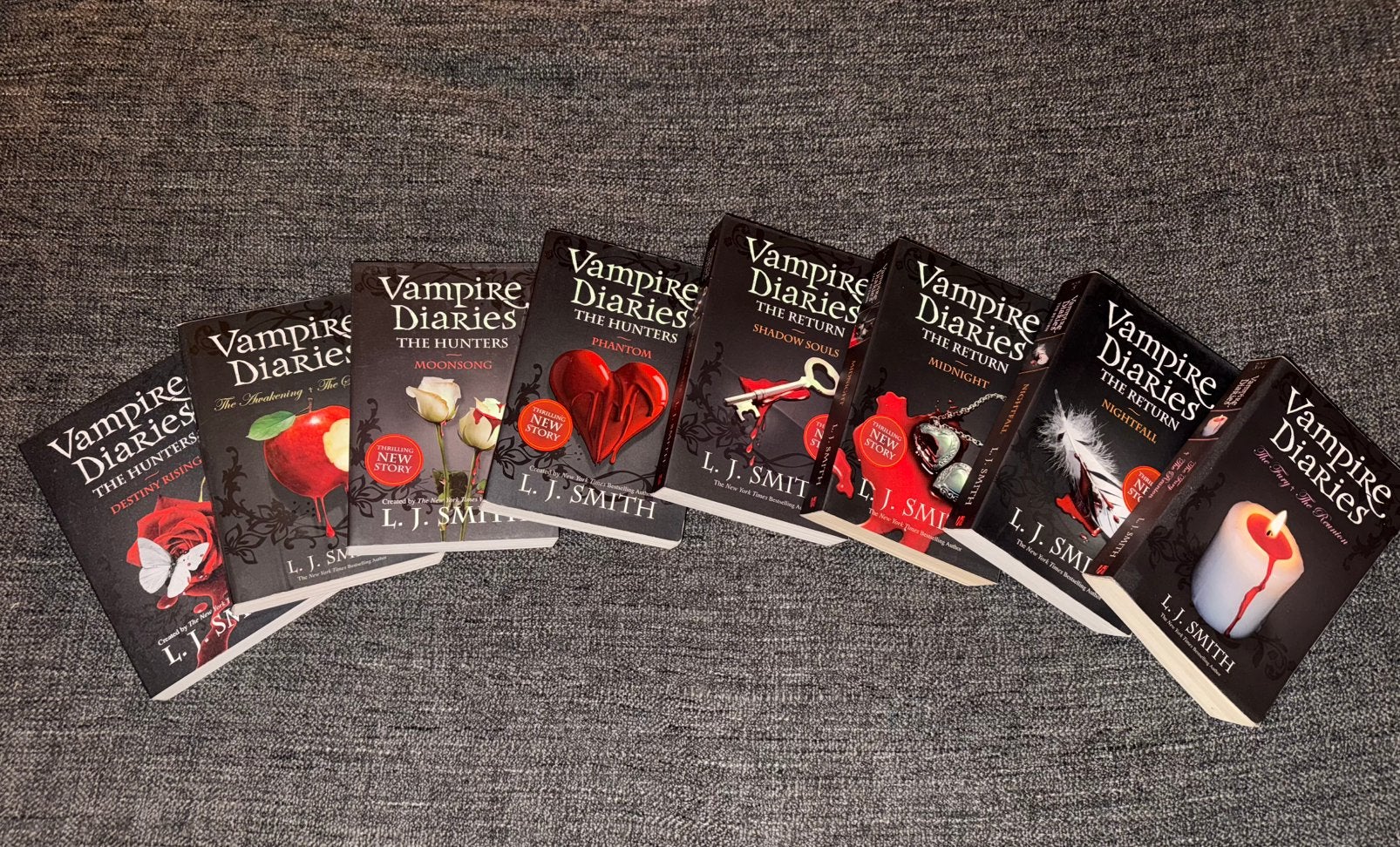 Vampire Diaries boeken, Ophalen, Gelezen