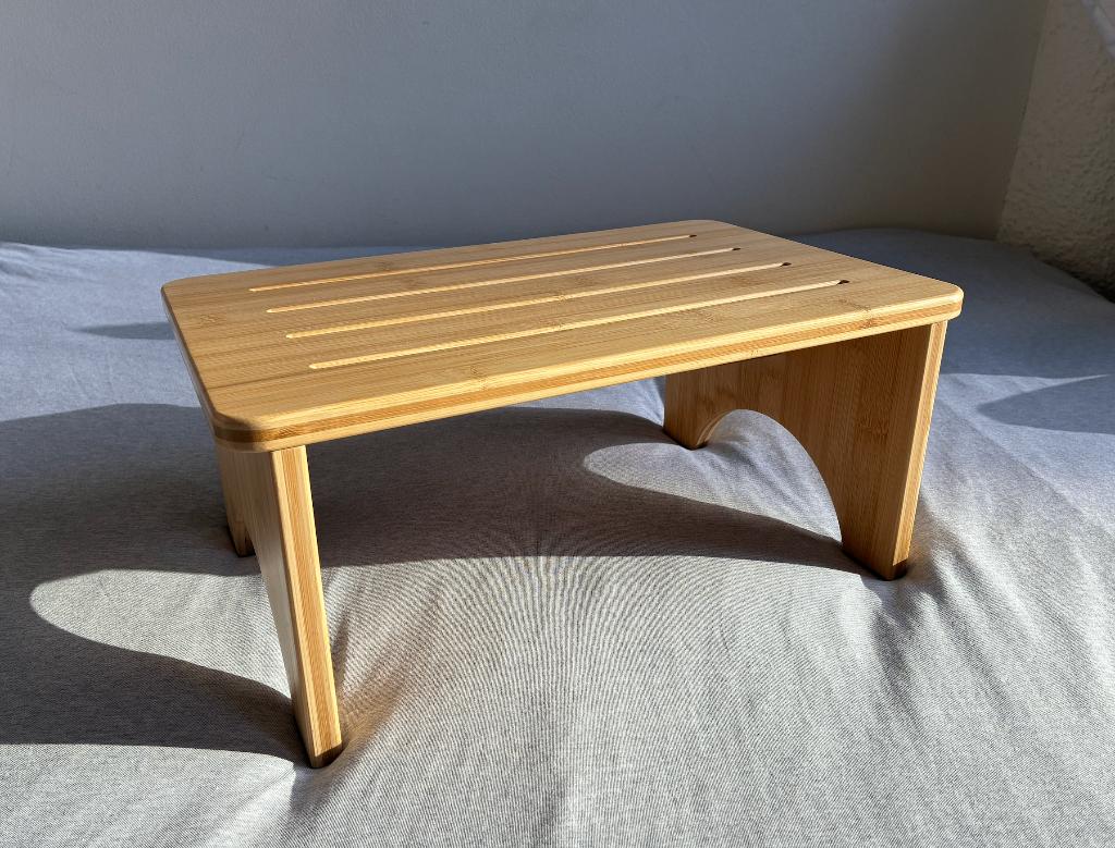 Bamboe opstapje | Bamboo step stool, Ophalen, Zo goed als nieuw, Hout