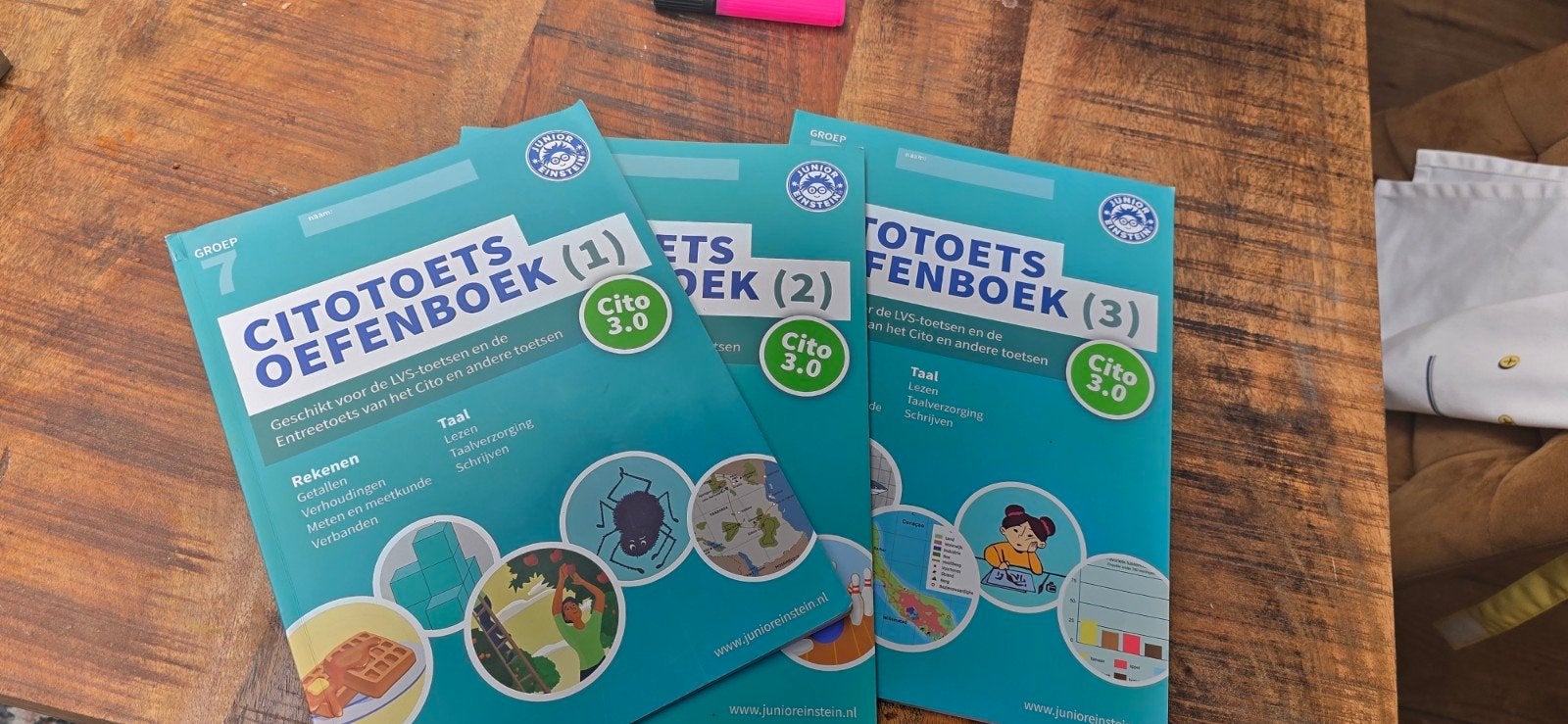 Cito Toets Oefenboeken Groep 7 (set van 3), Ophalen of Verzenden, Zo goed als nieuw, Overige niveaus, Nederlands