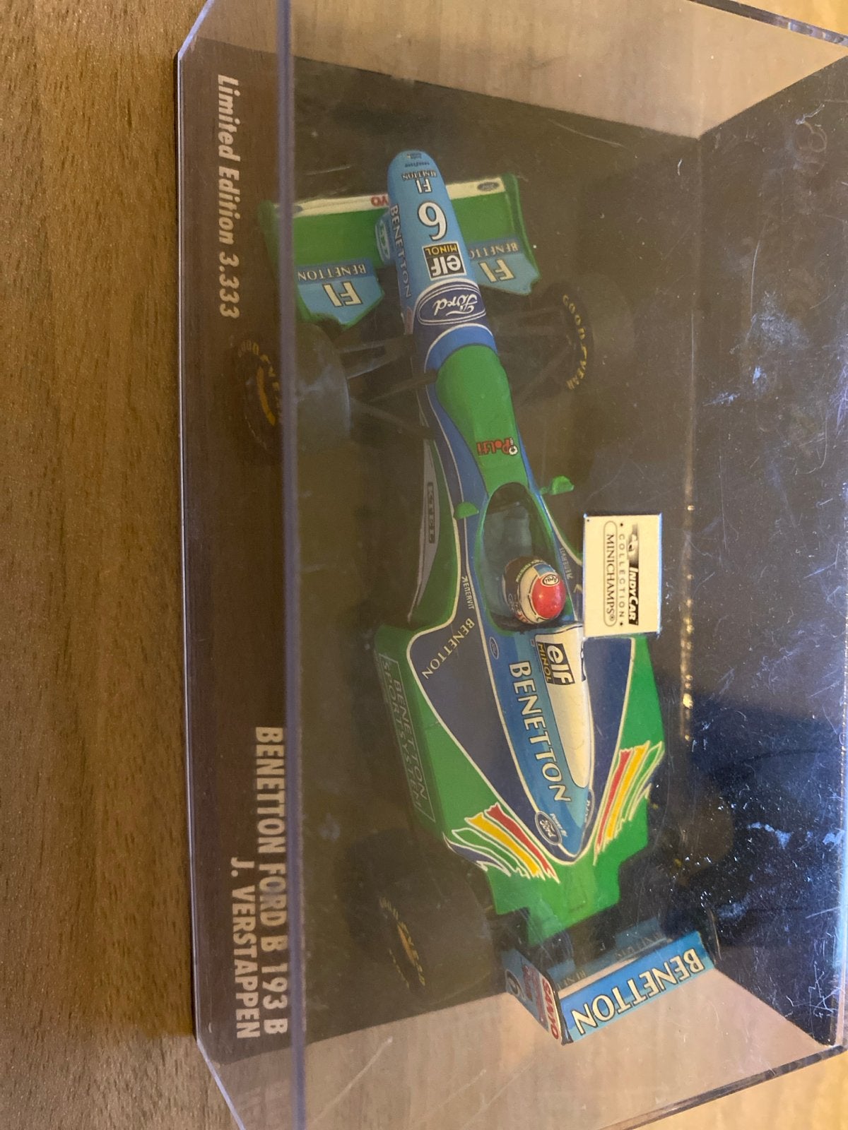 Benetton Ford B 193 B J. Verstappen Limited Edition, Overige merken, Auto, Verzenden, 1:32 tot 1:50