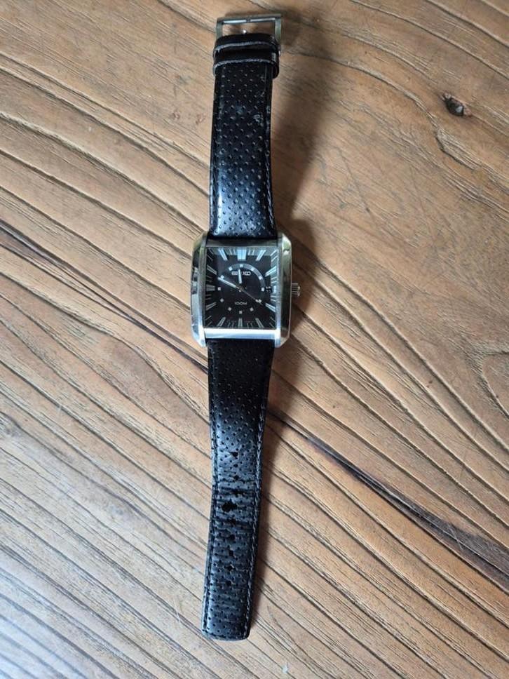 Seiko, Sieraden, Tassen en Uiterlijk, Horloges | Heren, Staal, Ophalen of Verzenden, Zo goed als nieuw, Seiko