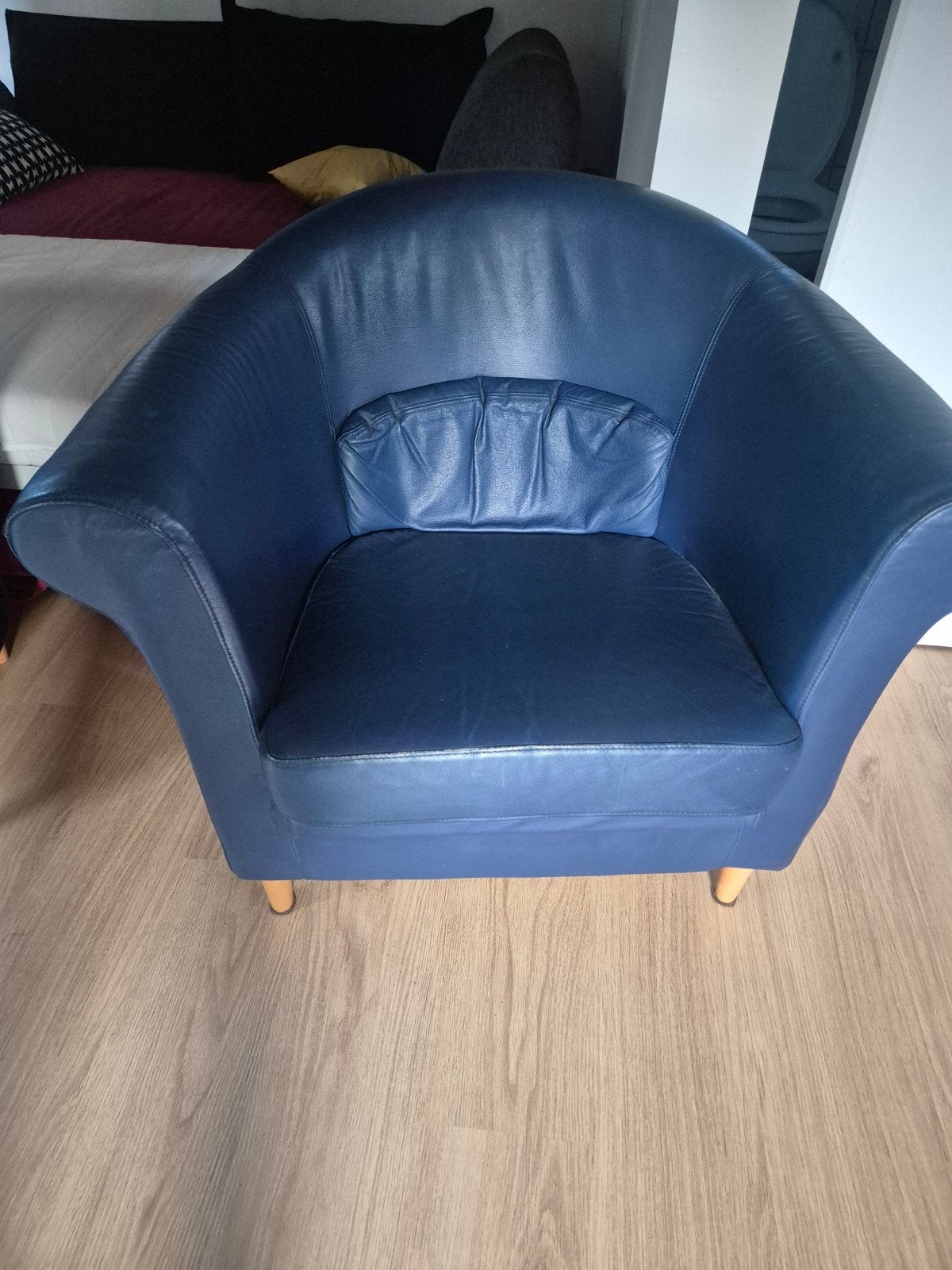 Leren stoel, Ophalen, Gebruikt, 75 tot 100 cm, 50 tot 75 cm