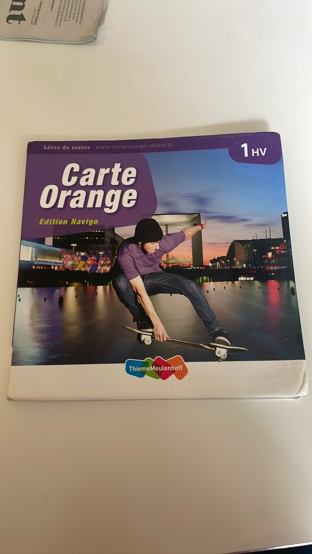 Carte Orange Edition Navigo 1 havo/vwo boek, Ophalen of Verzenden, Zo goed als nieuw, VWO, Frans