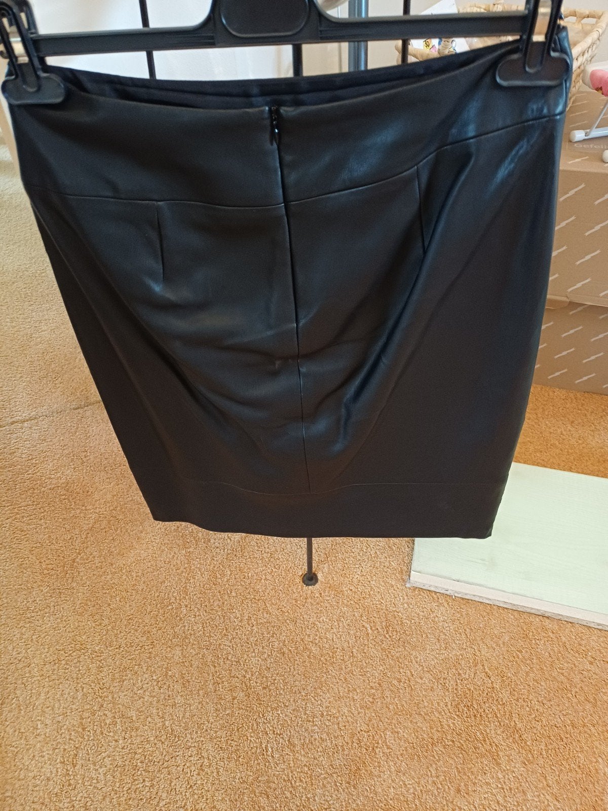 leder look rok, Kleding | Dames, Maat 38/40 (M), Zwart, Ophalen of Verzenden, Zo goed als nieuw