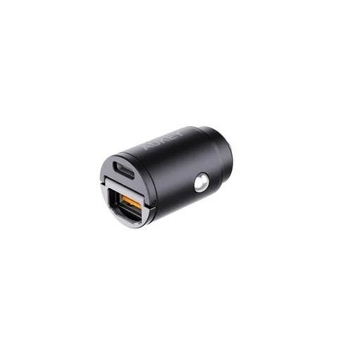 Aukey Car Charger 2 Port 30W (USB A + USB C).......KOOPJE!, Ophalen of Verzenden, Zo goed als nieuw