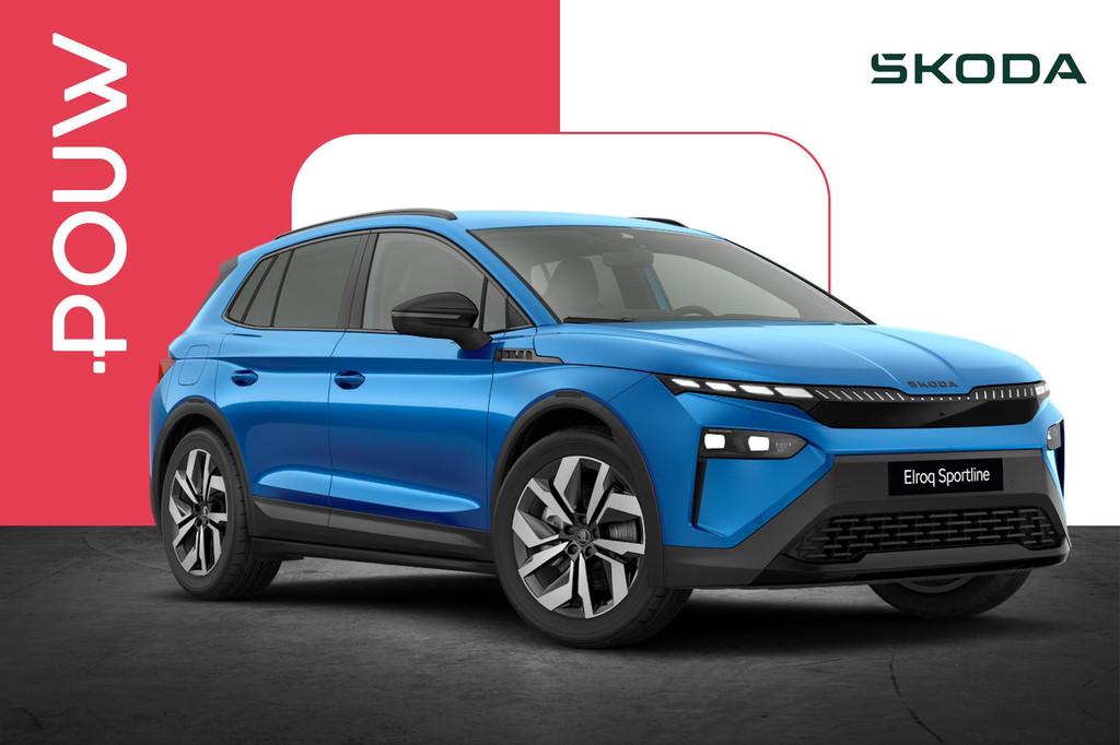 Skoda Elroq 85 286pk Sportline | Business Upgrade Advanced |, Auto's, Skoda, Automaat, 12 maanden, Achterwielaandrijving, 82 kWh