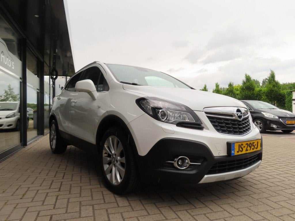 Opel MOKKA 1.4 T Cosmo 4X4 Ecc Cruise Navi Trekhaak 2x Pdc 2, Euro 5, Gebruikt, 4 cilinders, Wit