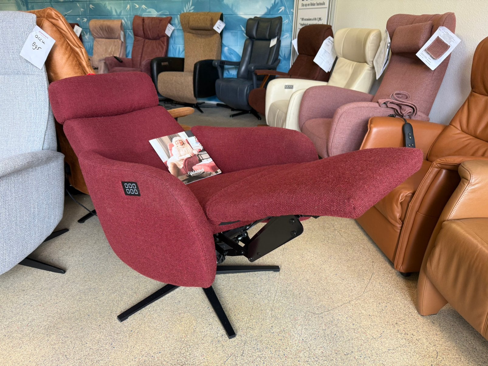 Velderhof sta op stoel relax fauteuil gratis bezorging, Ophalen of Verzenden, Zo goed als nieuw, Ruim 100 fauteuils in alle kleuren en maten