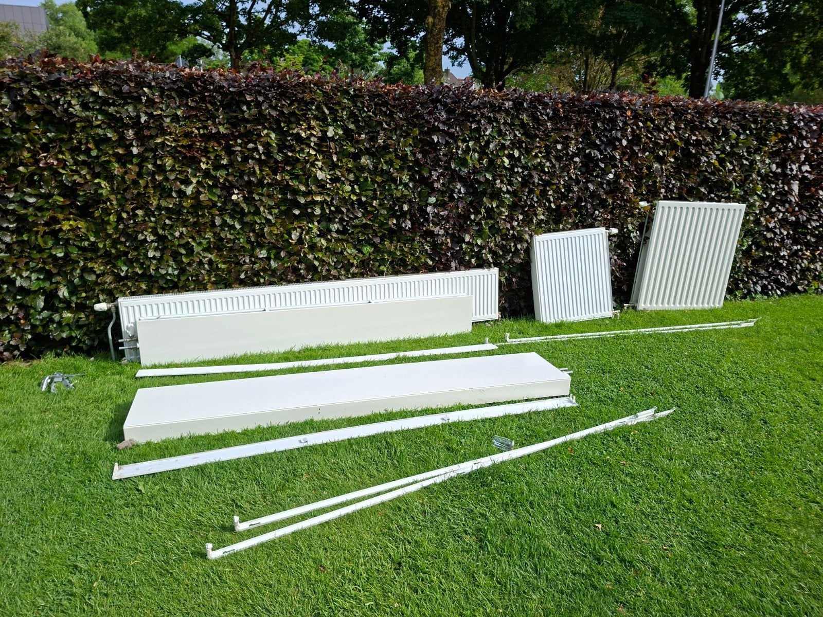Diverse radiatoren: verticaal en horizontaal, Ophalen, Gebruikt, Radiator, 30 tot 80 cm