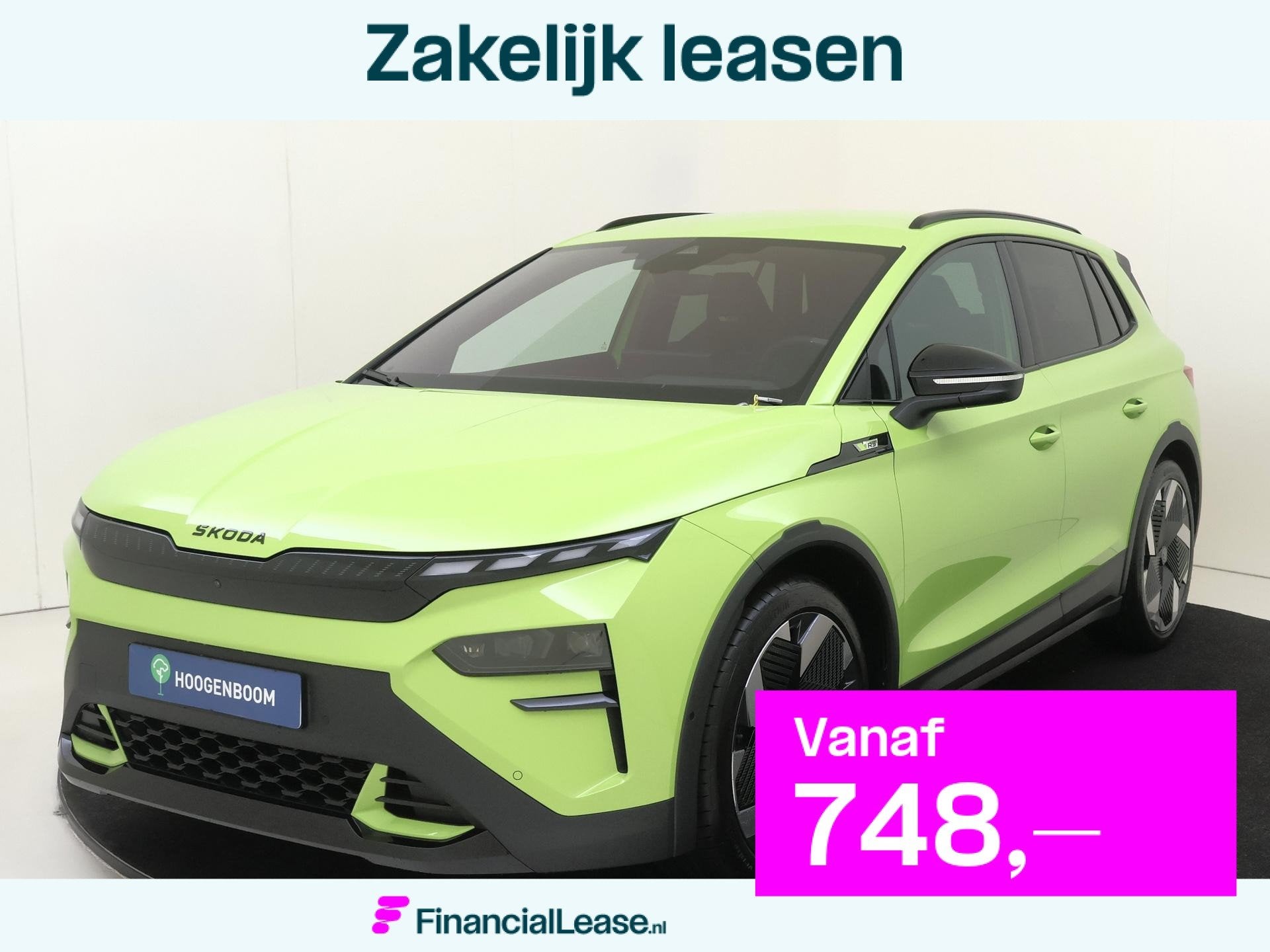 Skoda Elroq 85X RS, Auto's, Skoda, Bedrijf, Lease, Financial lease, Elroq, 360° camera, 4x4, ABS, Achteruitrijcamera, Adaptieve lichten