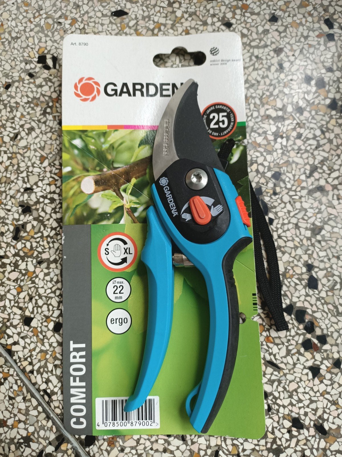 Gardena snoeischaar comfort ergo ooievaarsbek, Ophalen of Verzenden, Nieuw, 20 t/m 29 mm, Gardena