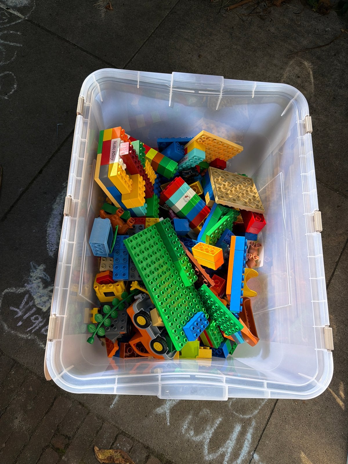 15kg LEGO blokken, dieren en auto's - Grote partij, Ophalen, Gebruikt, Inclusief extra onderdelen, Lego