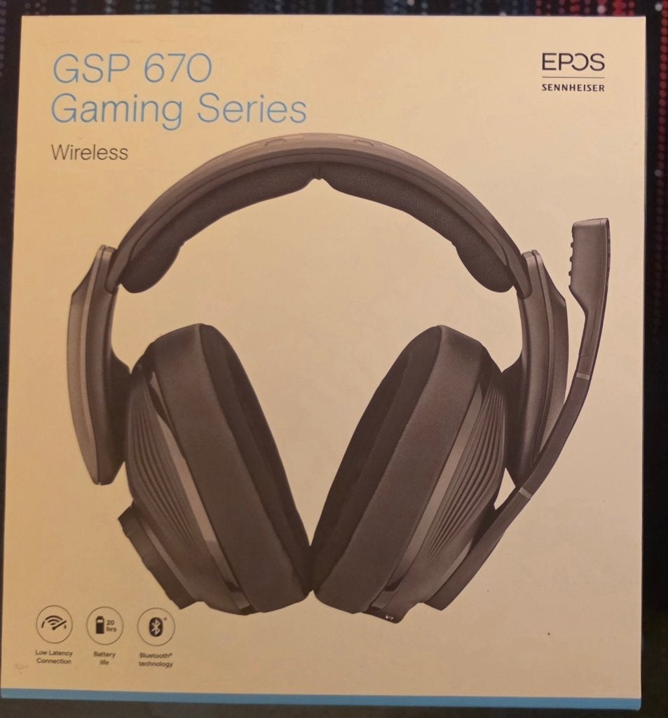 EPOS GSP 670 Gaming headset (wireless), Computers en Software, Headsets, Gebruikt, Mute-functie, Ophalen of Verzenden, Draadloos